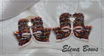 Glitter bows # 14