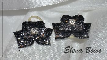 Glitter bows # 26