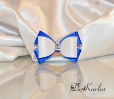 Vintage bow  WDS2015 Milan  Vintage 44 blue white
