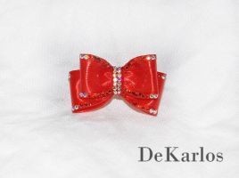 Show bows for yorkshire terrier "Orion"