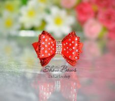 Vintage bows "Red Dots"