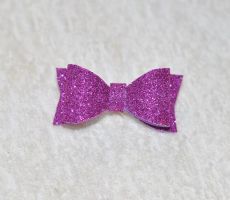Vintage bows "Super" waterproof Glitter bows series "Super" Lilac
