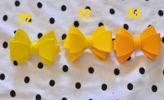 Vintage bows "Super" waterproof   Sunflower