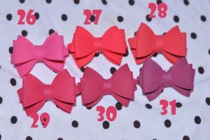 Vintage bows "Super" waterproof Pink meringue