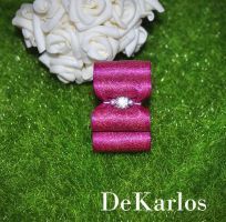 Show bows pink 1302