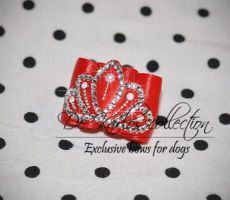 Show bows for dogs Crown 2