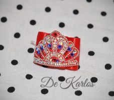 Show bows for yorkshire terrier Crown 3