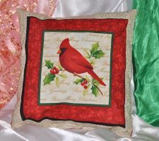 Pillow "Christmas bird  1"