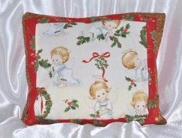 Pillow "Christmas angels "