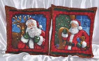 Christmas pillow set "Santa Claus 2"