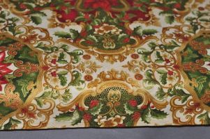 Christmas Tablecloth "Christmas luxury" gold