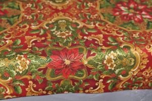 Christmas Tablecloth "Christmas luxury" red