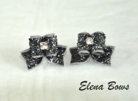 Glitter bows # 31