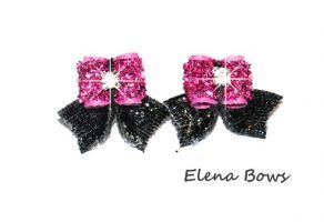 Glitter bows # 9