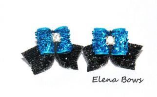 Glitter bows # 12