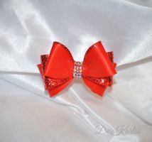 Vintage bows Red fire