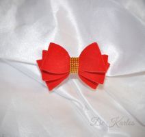 Vintage bows Velvet Golden fire 3