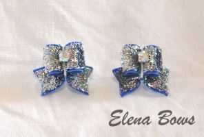 Glitter bows # 34