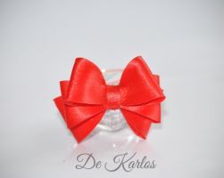 Vintage bows Red