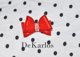 Show bows for dogs Red