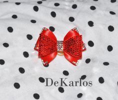 Vintage bows "Red Full Line"