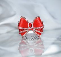 1173 Vintage Bows with zircon