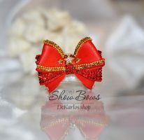 1175 Vintage Bows with gold&Star