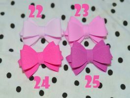 Vintage bows "Super" waterproof Pink meringue