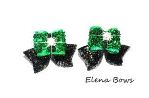 Glitter bows # 10