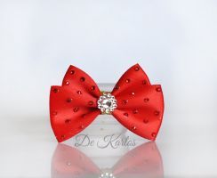 1172 Vintage Bows With red stones