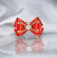 1176 Vintage Bows with gold